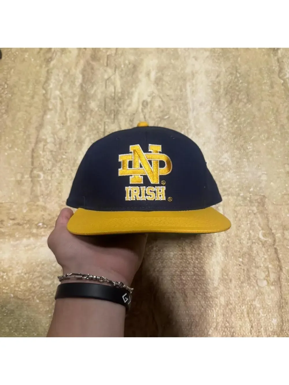 Vintage Notre Dame Sports Specialties Snapback Hat Cap NWT